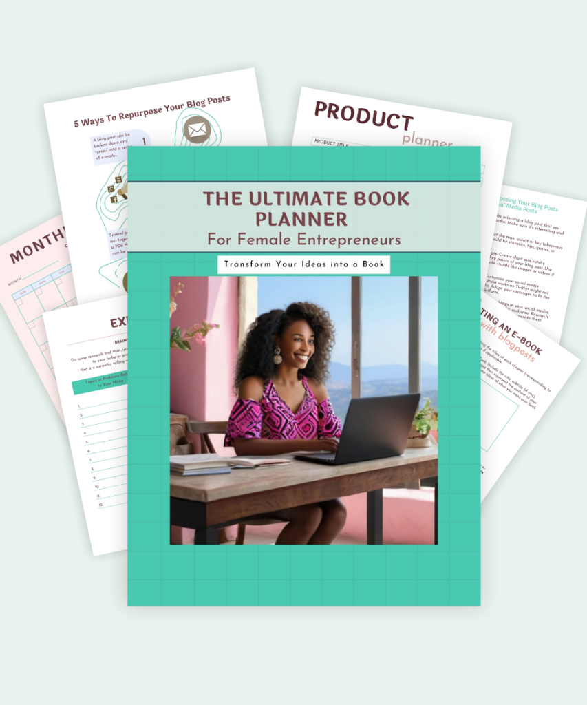 book planner for women entrepreneurs