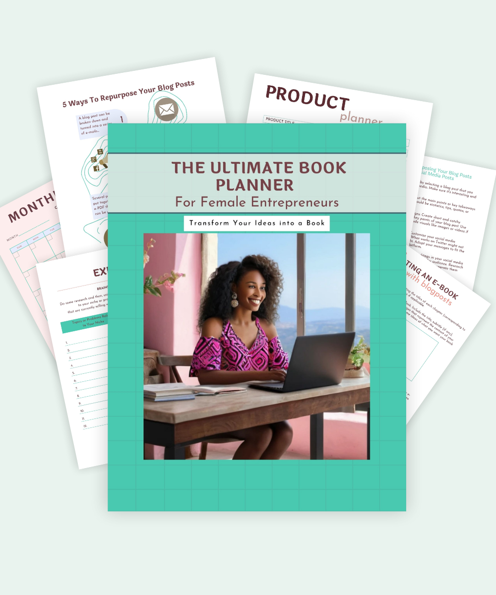 book planner for women entrepreneurs